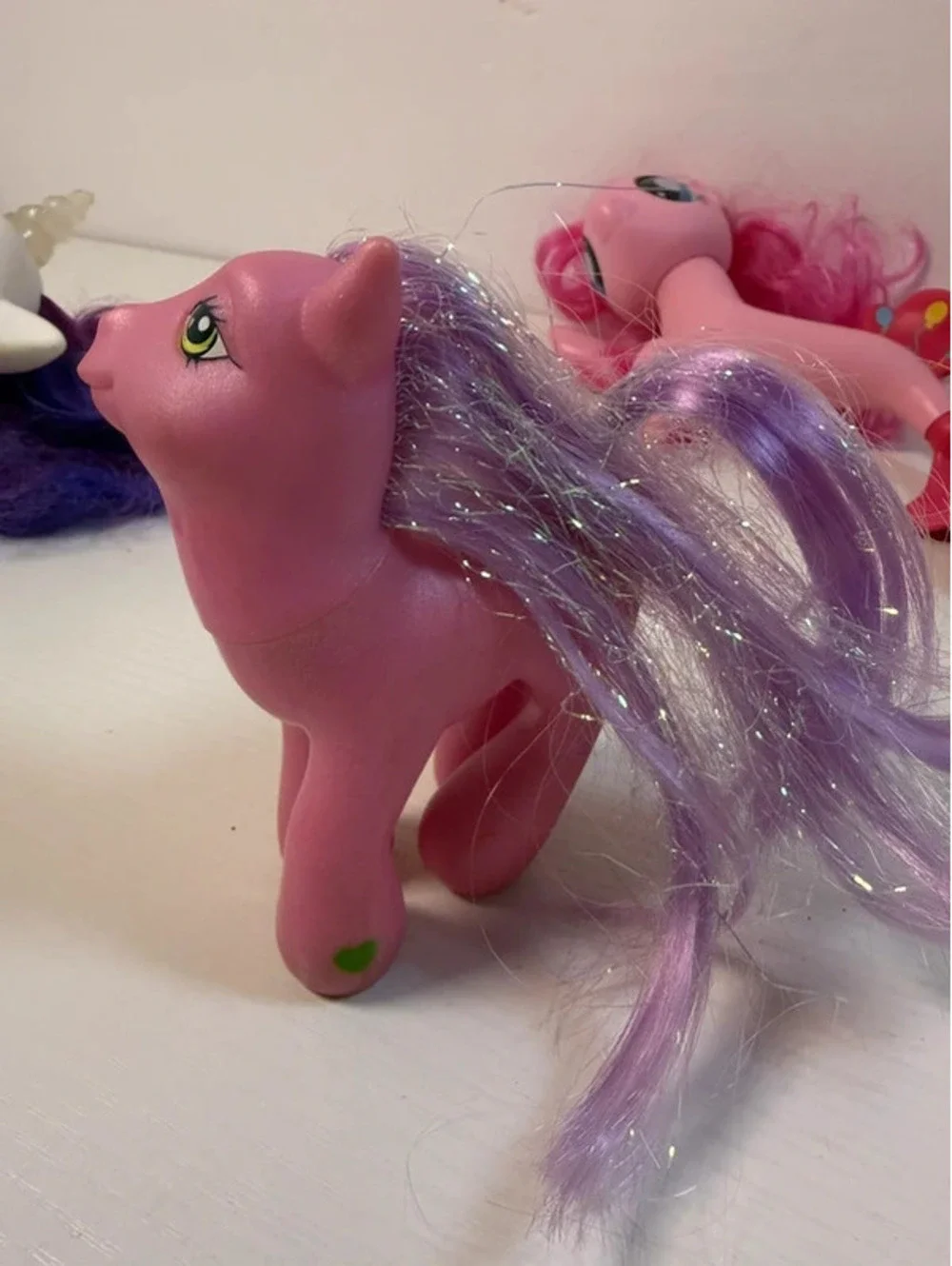 Hasbro My Little Pony Lot – Rarity Light-Up Figure, Pinkie Pie Mermaid & G3 Pony